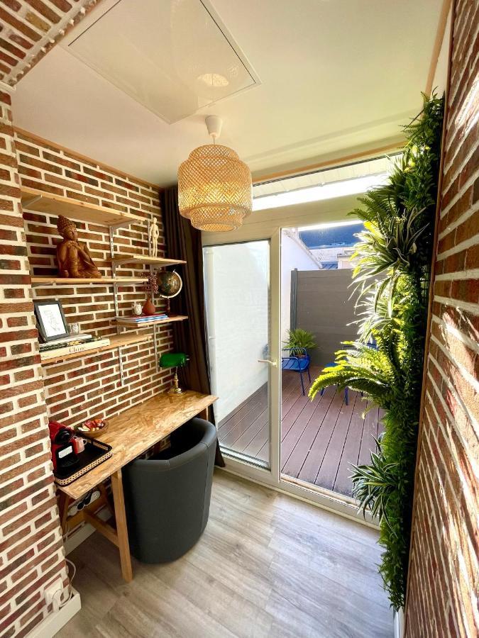 Escale Boheme - Terrasse En Centre-Ville - Gare Αμιάν Εξωτερικό φωτογραφία